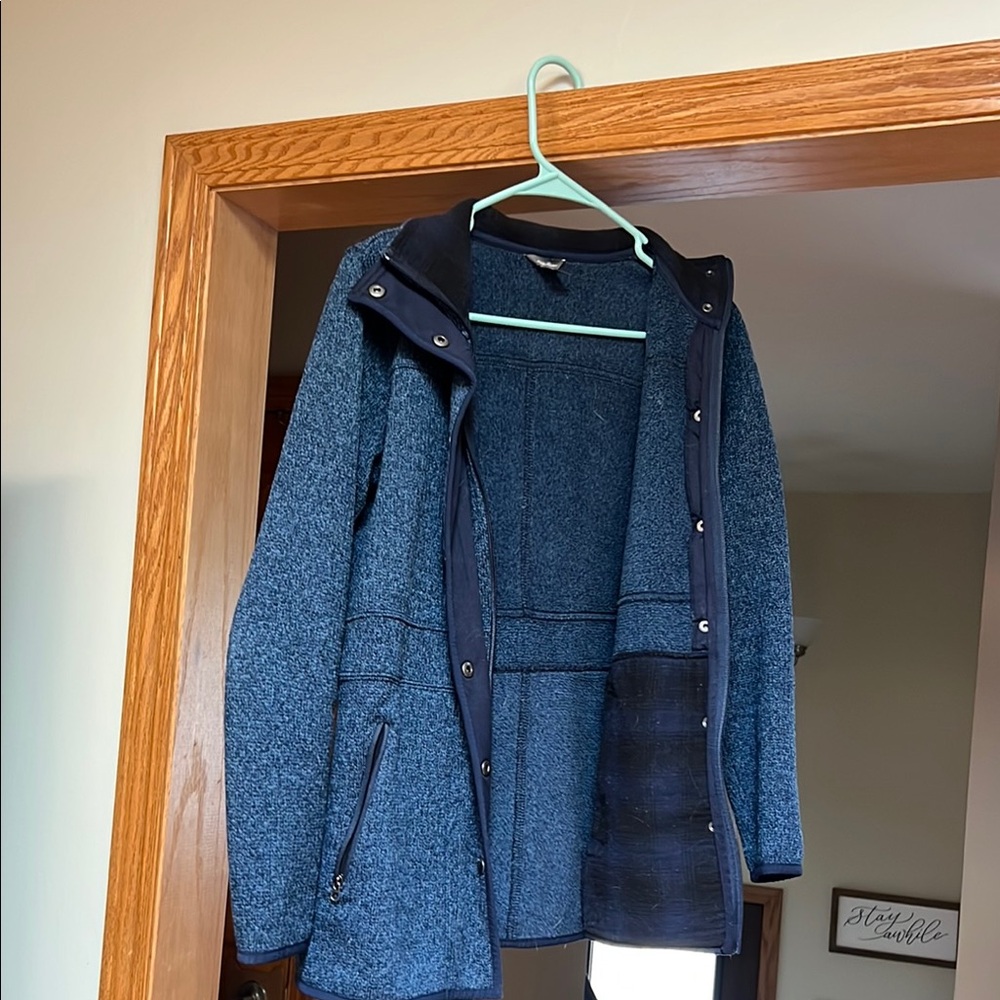 Blue Hooded Jacket
